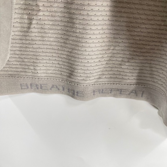 Lululemon‎ Metal Vent Tech Short Sleeve T Shirt Mens Tan Breathable Athletic  L - Picture 6 of 8